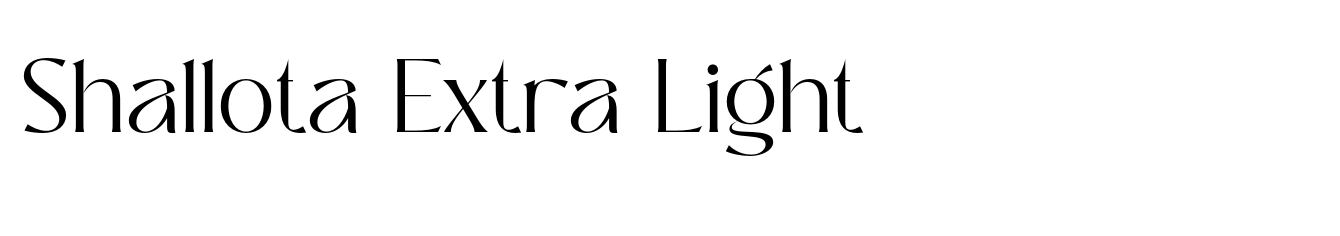 Shallota Extra Light